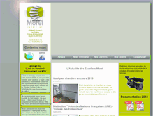 Tablet Screenshot of escaliers-morel.fr